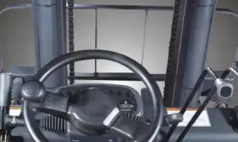 steering wheel red